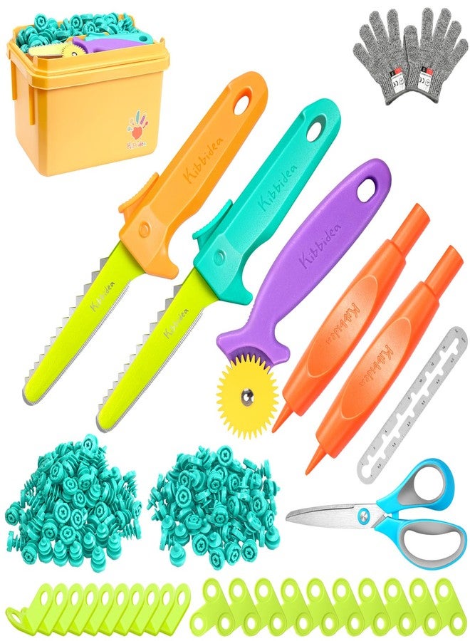 Kibbidea Cardboard Tools for Kids 170 Pcs, Resuable Cardboard Cutter for Family & Classrom Activities, STEM Educational Construction Building Kit Toys for Boys & Girls Ages 5+ (170 PCS) - Image 1
